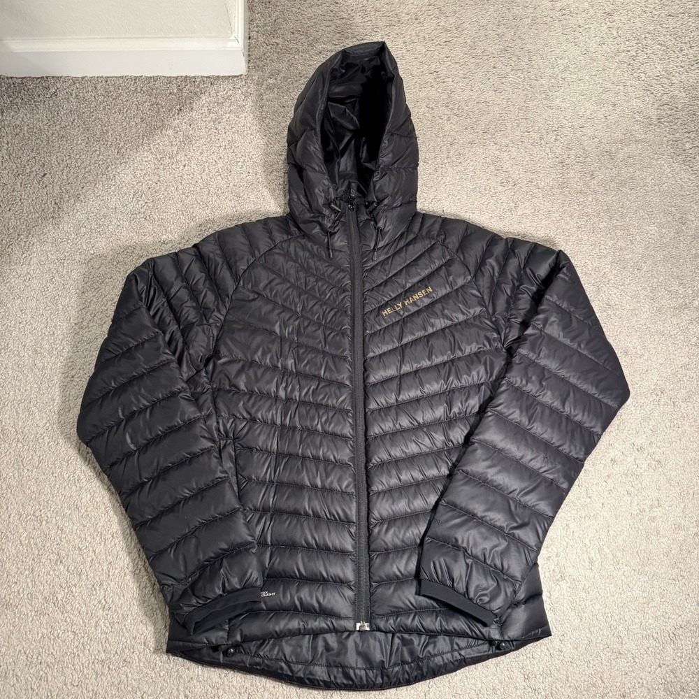 Helly‎ Hansen Women's Verglas Goose Down 700 Fill Puffer Jacket Large Black